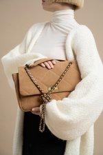 KELLY M пекан из замши - мелкие порезы 71