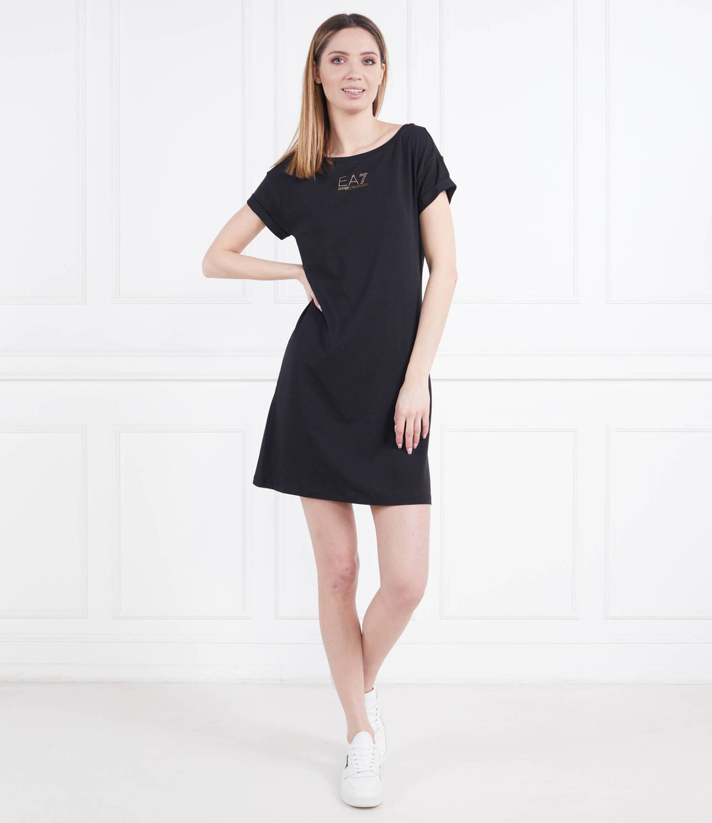 Платье EA7 - черный(3RTA55 TJDQZ)