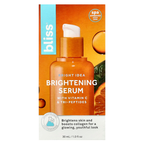 Bliss, Bright Idea, осветляющая сыворотка с витамином C и трипептидами, 30 мл (1 жидк. Унция)
