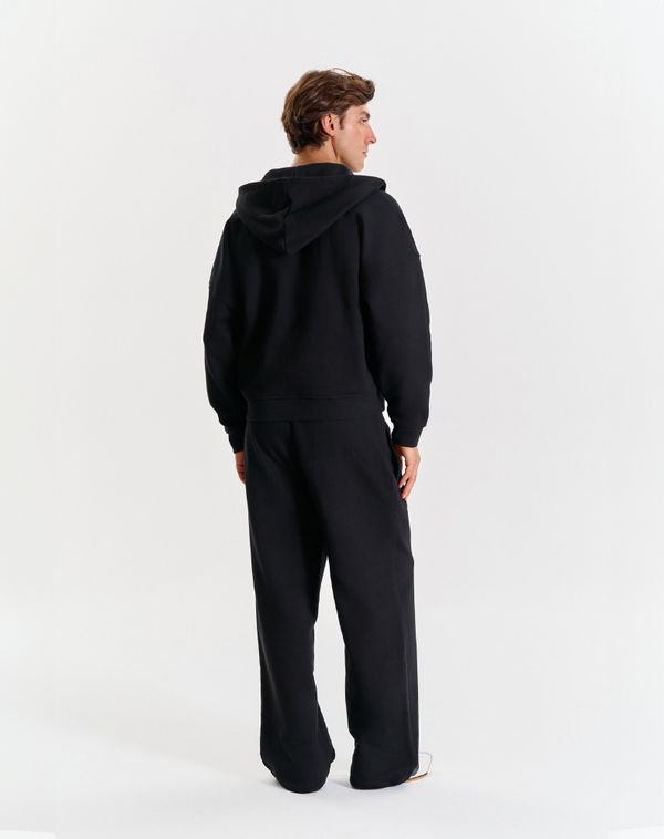 Худи Zip Logo de base 01 черное - фото 5