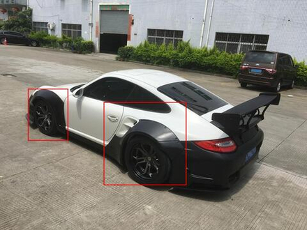 Широкие расширители арок для PORSCHE 911 997 TURBO S 2004–2013