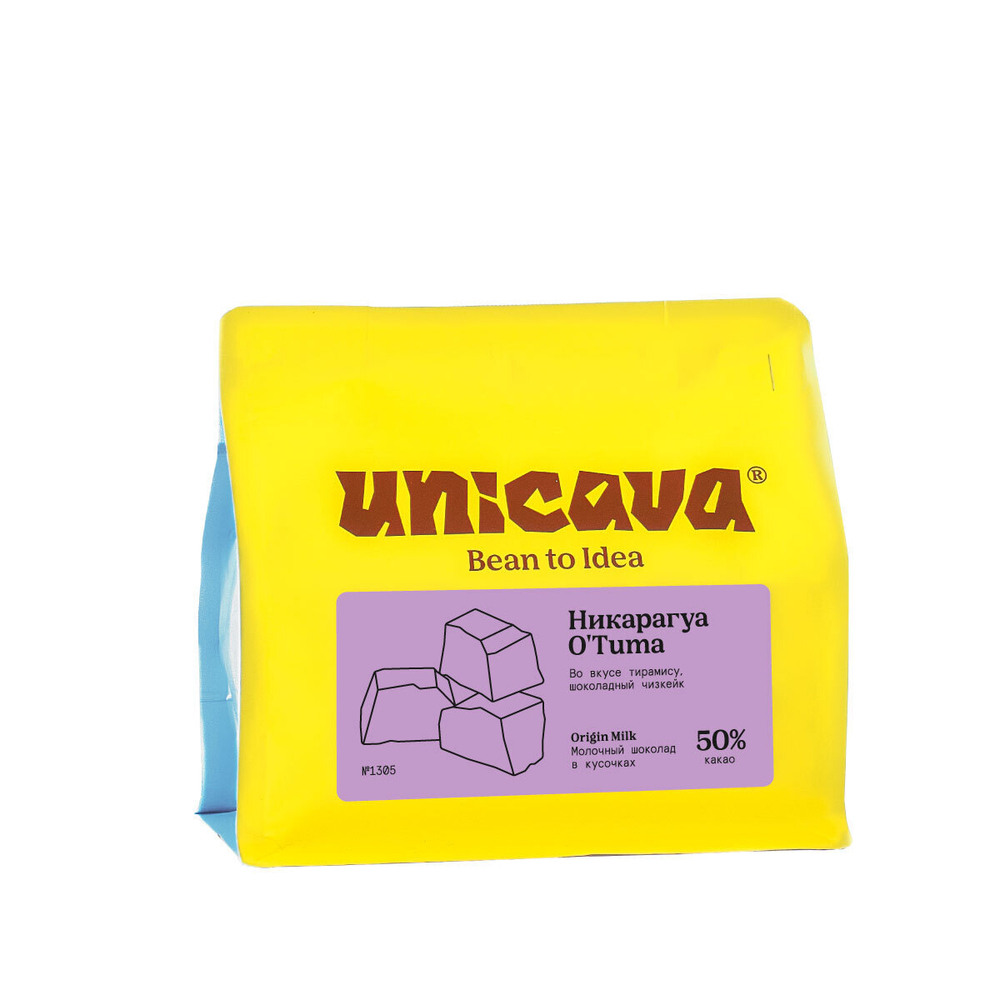 Молочный шоколад Никарагуа O'Tuma (50 % какао)