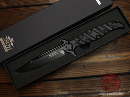 Складной нож НОКС Финка С Black 342-709406 c клинком из стали D2, рукоять G10