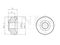 Втулка заднего амортизатора UNIO RMP-10001