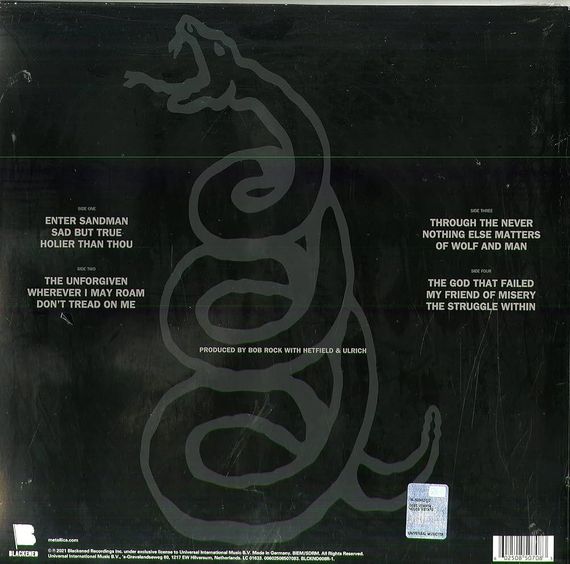 Vinil \ Пластинка \ Vynil  Metallica - The Black Album