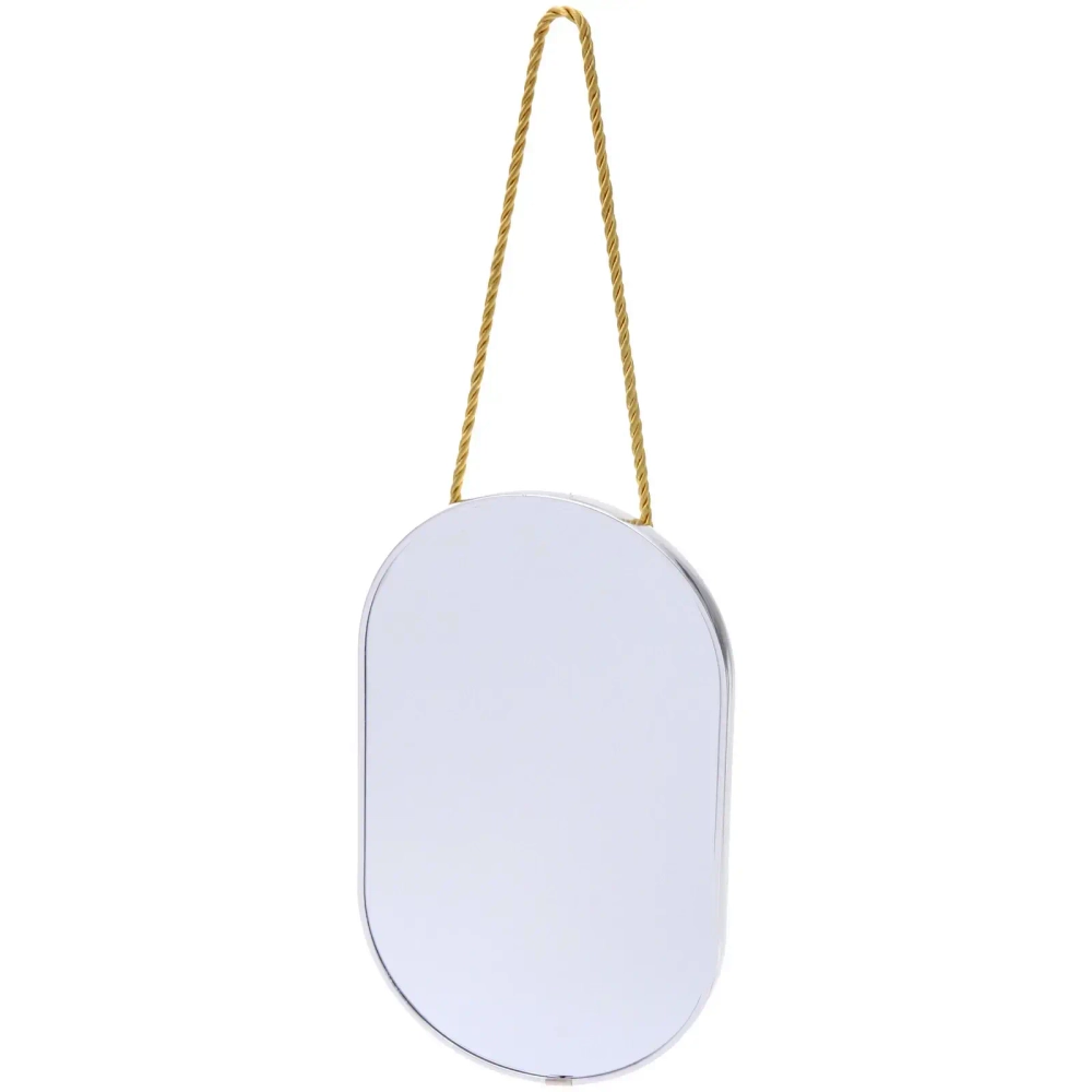 Зеркало подвесное «ЭЛАНТРА», овал, цвет хром, 16,5*26см