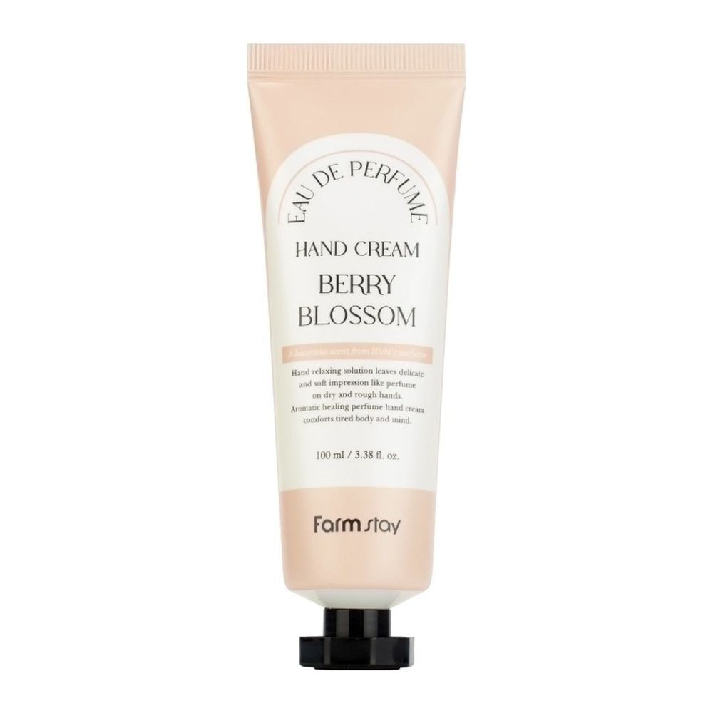 Парфюмированный крем для рук с экстрактами ягод FarmStay EAU DE Perfume Hand Cream Berry Blossom 100 мл