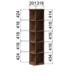 Шкаф торцевой София  СШ-22