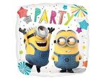 Шар (18''/46 см) Квадрат, Миньоны на вечеринке