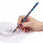 Карандаш "Монстрики" HB, с ластиком, корпус ассорти