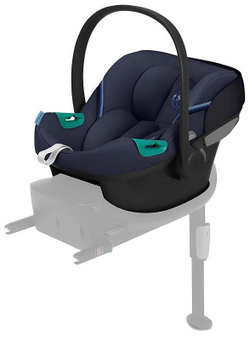 Коляска Cybex Balios S Lux SLV complete Aton S2 Ocean Blue 3 в 1 Stone Grey с дождевиками