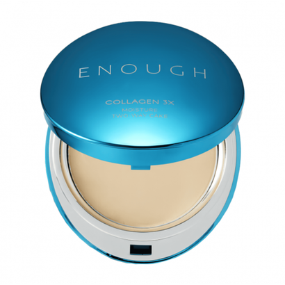 Enough Collagen 3X Moisture Two Way Cake SPF28 PA++ 13N увлажняющая пудра с коллагеном тон 13N + запасной блок