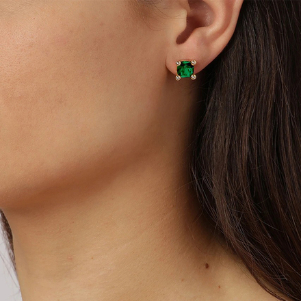 Серьги Dyrberg Kern CLARA SG GREEN 390045
