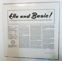 Винтажная виниловая пластинка LP Ella Fitzgerald With Count Basie And His Orchestra Ella And Basie (Japan 1986)