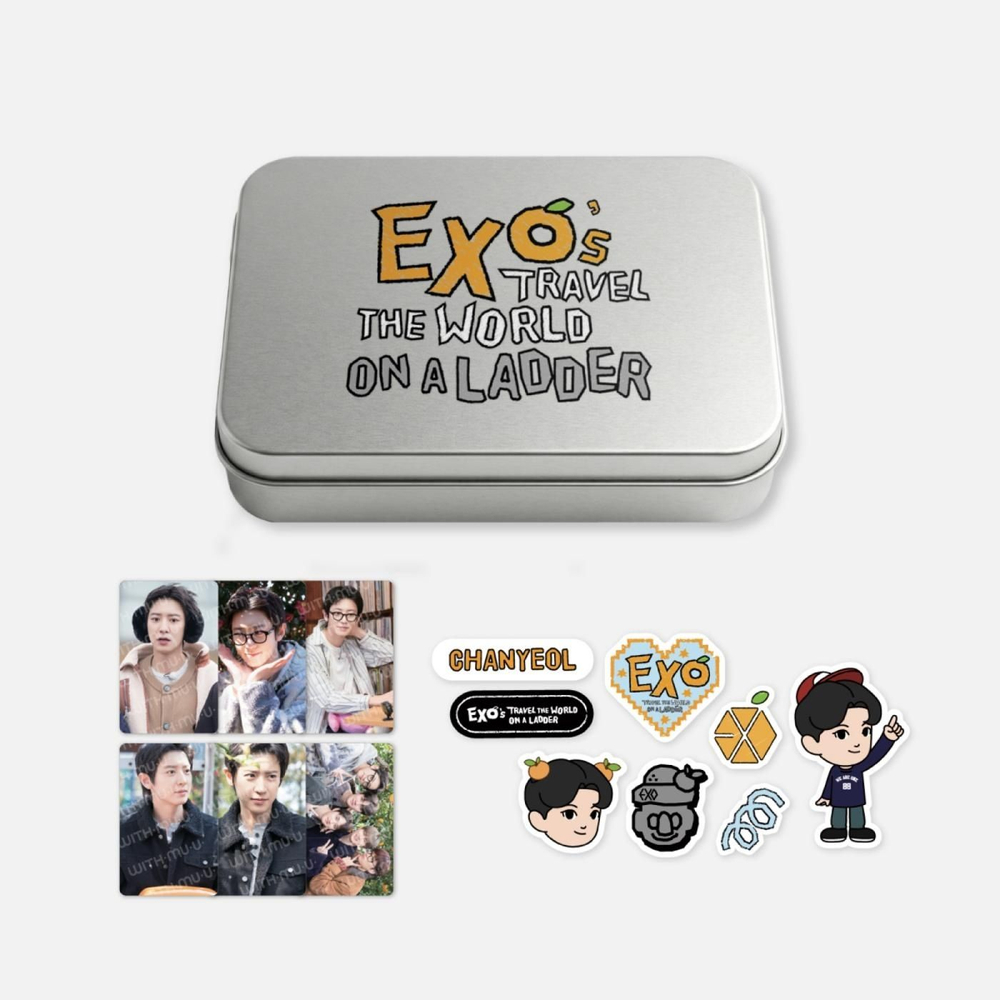 (ПРЕДЗАКАЗ) товары EXO - EXO's TRAVEL THE WORLD ON A LADDER OFFICIAL MD TINCASE SET
