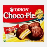 Пирожное бисквитное в шоколадной глазури Orion Choco Pie 360г в ассортименте