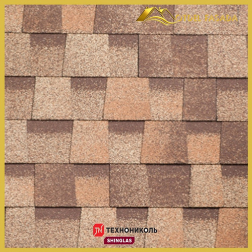 Гибкая черепица ТехноНиколь SHINGLAS Джаз Терра 2м2 (Двухслойная)
