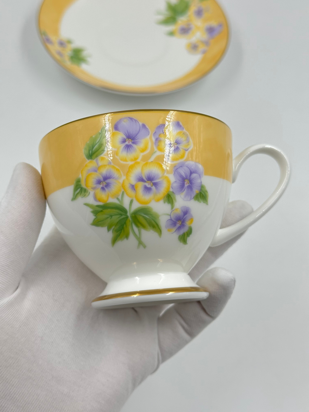 Чайная пара с виолой Yves Saint Laurent