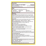 Bayer, Натуральный аспирин, 325 мг, 100 таблеток, покрытых оболочкой