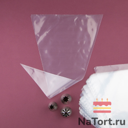 Мешки кондитерские большие профессиональные 45 см, 50 шт