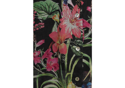 Туника женская Furstenberg Flowers on Black Германия ткань