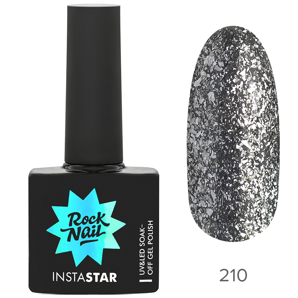 Гель-лак RockNail Insta Star 210 Tylor, 10мл.