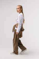 Джоггеры с вышивкой BEIGE