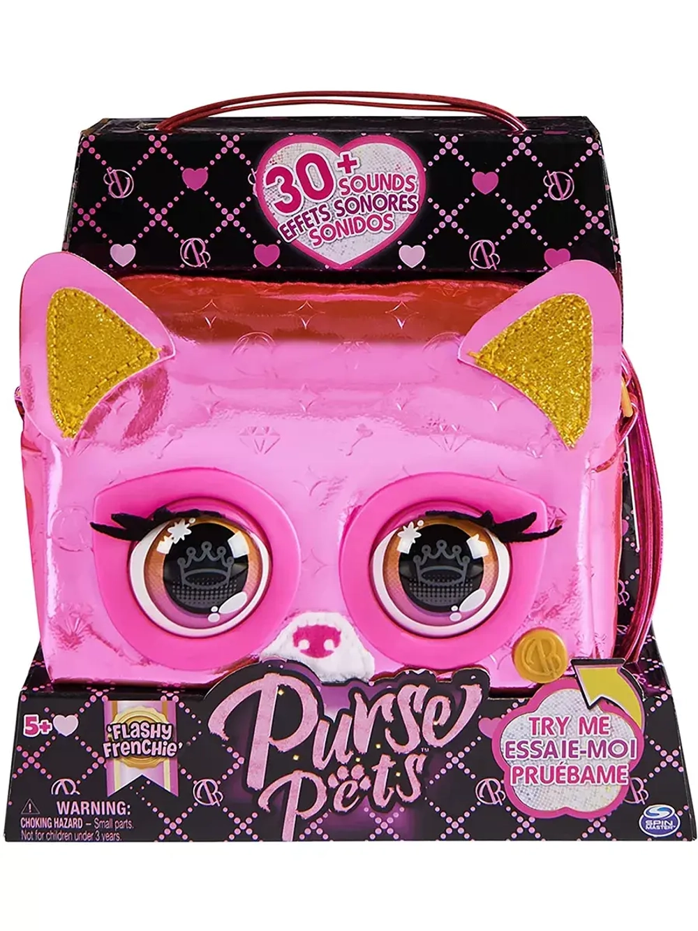 Интерактивная сумочка Щенок Flashy Frenchie Purse Pets