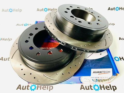 Диск тормозной перфорированный Avantech BR5002RL задний левый