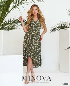 Платье 3152-оливка Minova