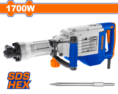 Отбойный молоток SDS-HEX 1700 Вт, 50 Дж WADFOW WDB1D90