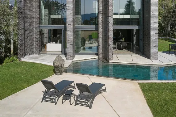 Шезлонг Atlantico антрацит