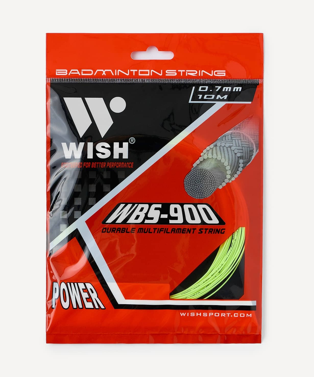 Струна для бадминтона String WBS-900, желто-зеленый