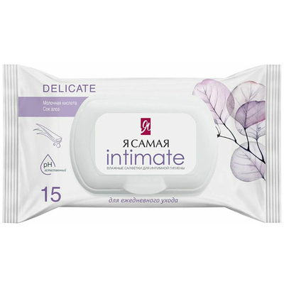 Я САМАЯ Влаж.салф.д/интим. гигиены 15шт.(алоэ)