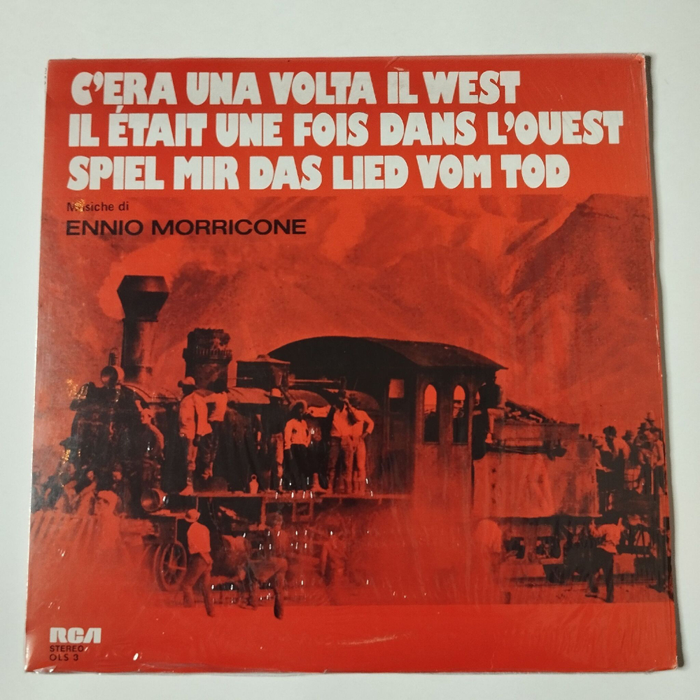 Винтажная виниловая пластинка LP Ennio Morricone CEra Una Volta Il West (Italy 1975)