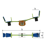 Качалка «Мишка» Romana 108.01.02
