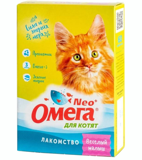 Омега NEO для котят веселый малыш 60таб.