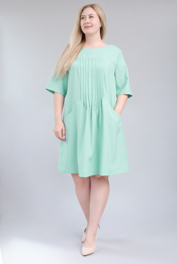 Платье женское 3689АП, мятный #259Мб053689АП