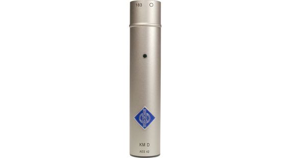 Neumann KM 183 D - миниатюрный конденсаторный микрофон c бестрансформаторным выходом,цвет никелевый