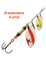 Блесна вертушка DOUBLE LONG 16,0g, № 1 + № 3, DUL-01