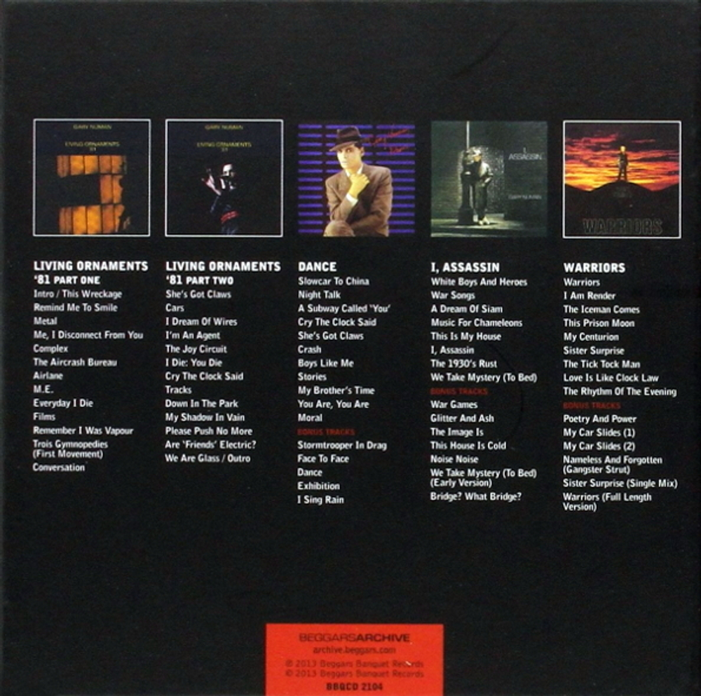 Gary Numan / 5 Albums (5CD)