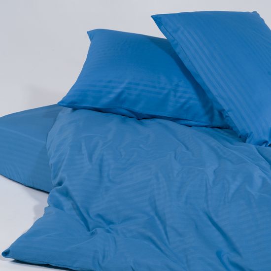 Простыня на резинке Turkuaz, 90x200х30, страйп полисатин HOMY