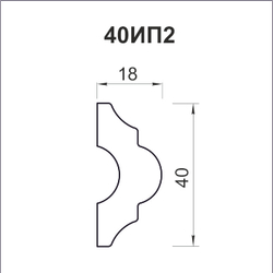 Карниз 40 ИП 2 (I40)