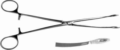 ТМ- Щ-20-4 Корнцанг изогнутый для детей, 228 мм (НОВОЕ ИСПОЛНЕНИЕ)