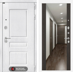 Дверь Входная Лабиринт VERSAL  С зеркалом Максимум Венге