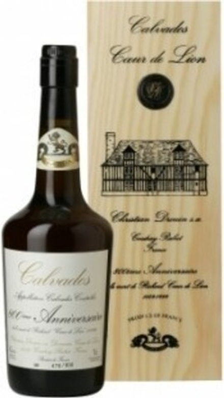 Кальвадос Coeur de Lion Calvados Cuvee speciale du 800 Aniversaire wooden box, 0.7 л
