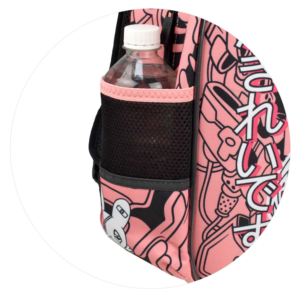 Ранец школьный, Феникс+, 27,5x37,5x14,5 см, полиэстер, ЭВА-панель, сублимационная печать, цветной светоотражающий рант, 1 отделение (-я)