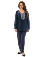 Блузка БЛ-188Х/синий