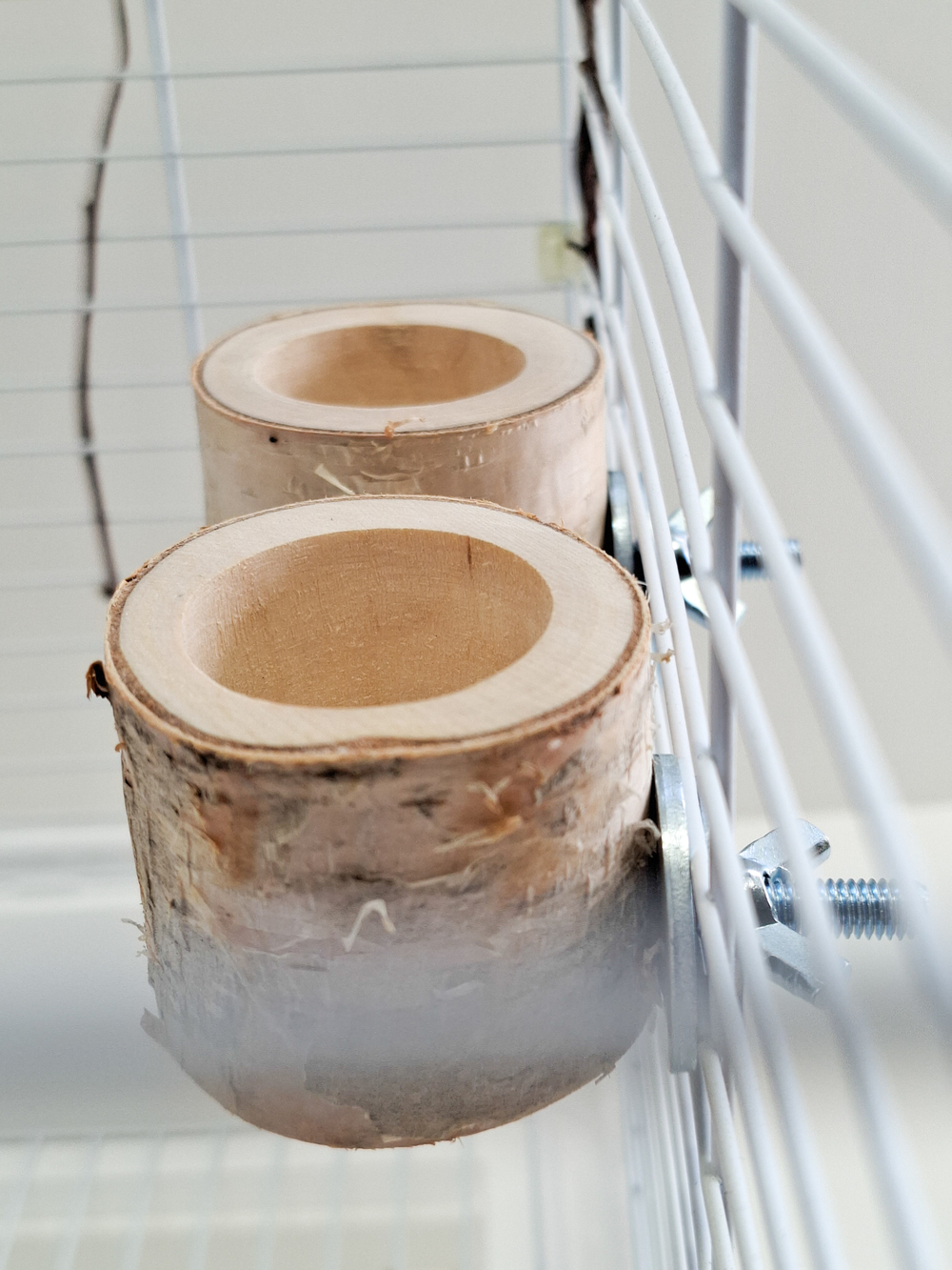 Кормушка из дерева для попугаев 3шт