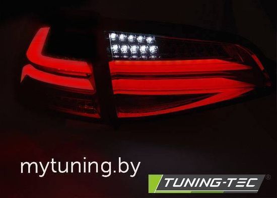 Задние фонари для Volkswagen Golf VII (13-...) LED Red Crystal